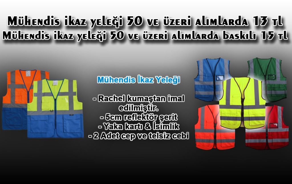 Mühendis İkaz Yeleği