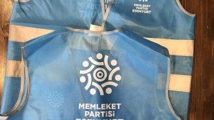PARTİ VE SENDİKA YELEKLERİNDE KAMPANYA